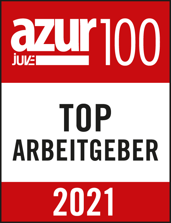 D+B ist azur100 Top-Arbeitgeber 2021